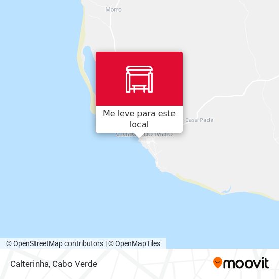 Calterinha mapa