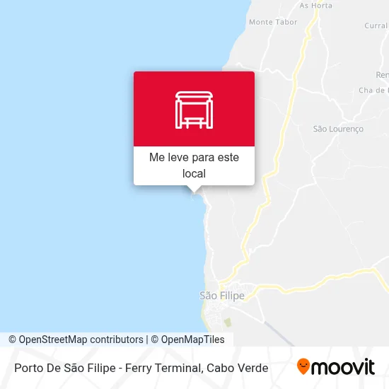 Porto De São Filipe - Ferry Terminal mapa
