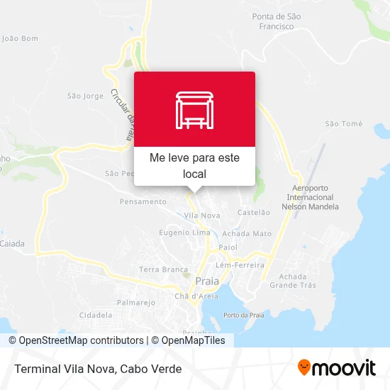 Terminal Vila Nova mapa