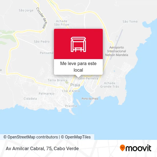 Av Amilcar Cabral, 75 mapa