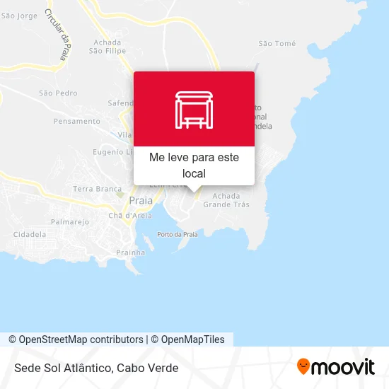 Sede Sol Atlântico mapa