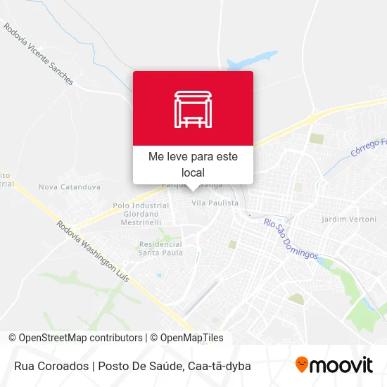 Rua Coroados | Posto De Saúde mapa