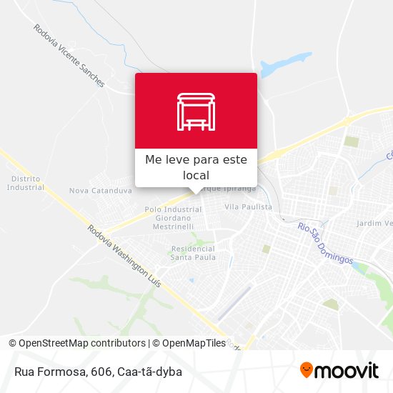 Rua Formosa, 606 mapa