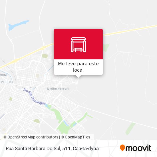 Rua Santa Bárbara Do Sul, 511 mapa