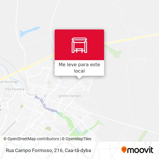 Rua Campo Formoso, 216 mapa