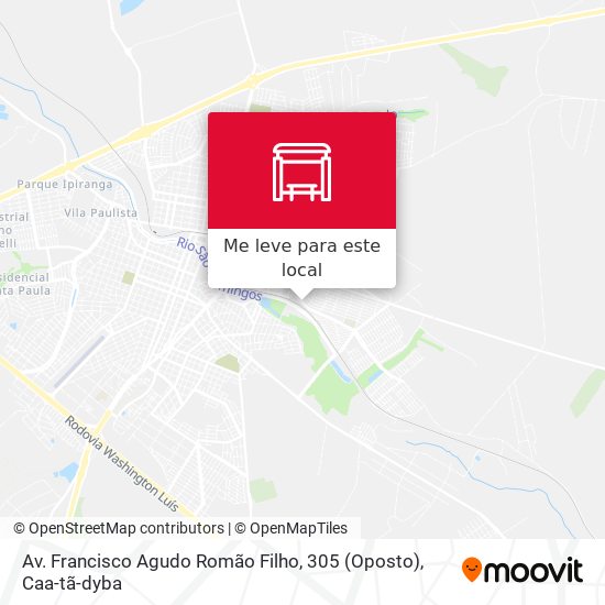 Av. Francisco Agudo Romão Filho, 305 (Oposto) mapa