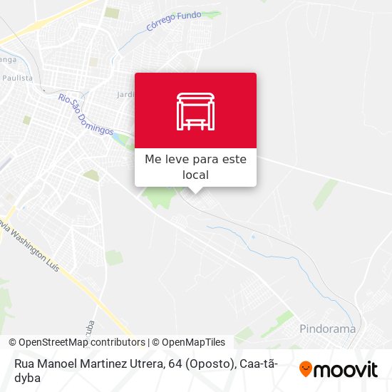 Rua Manoel Martinez Utrera, 64 (Oposto) mapa