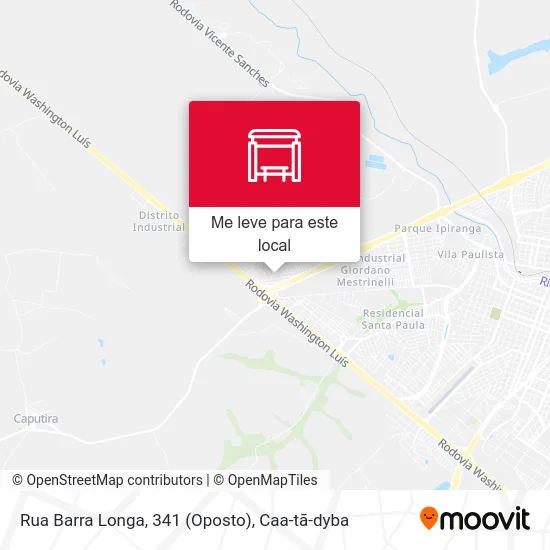 Rua Barra Longa, 341 (Oposto) mapa