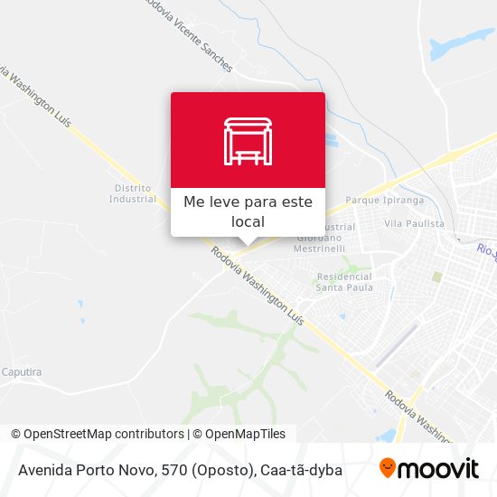 Avenida Porto Novo, 570 (Oposto) mapa