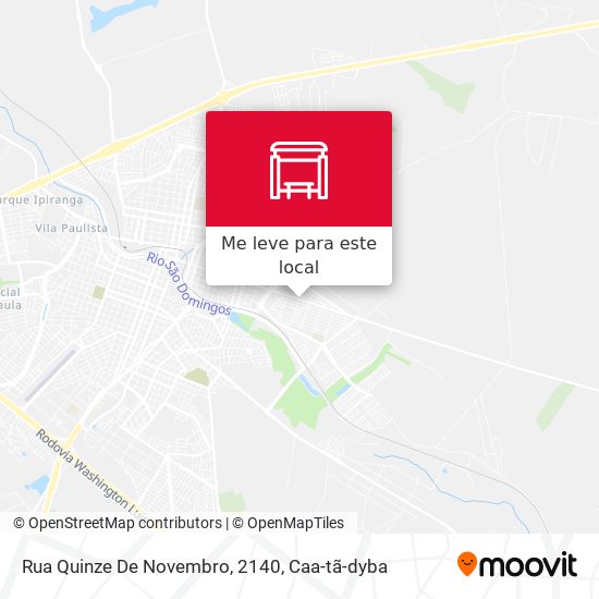 Rua Quinze De Novembro, 2140 mapa