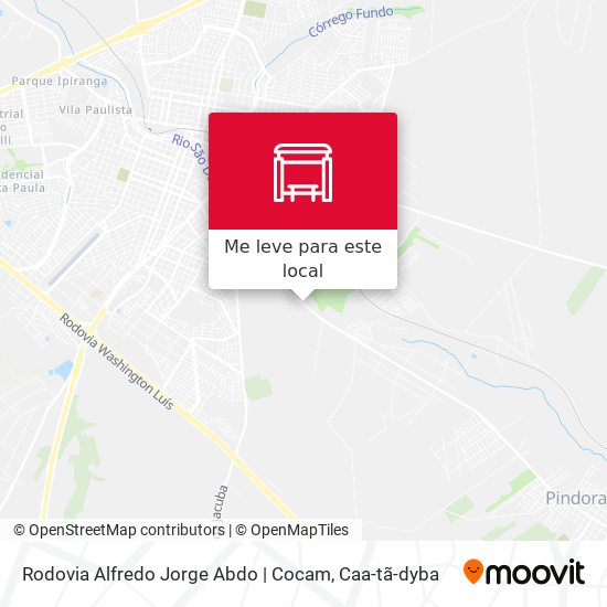 Rodovia Alfredo Jorge Abdo | Cocam mapa