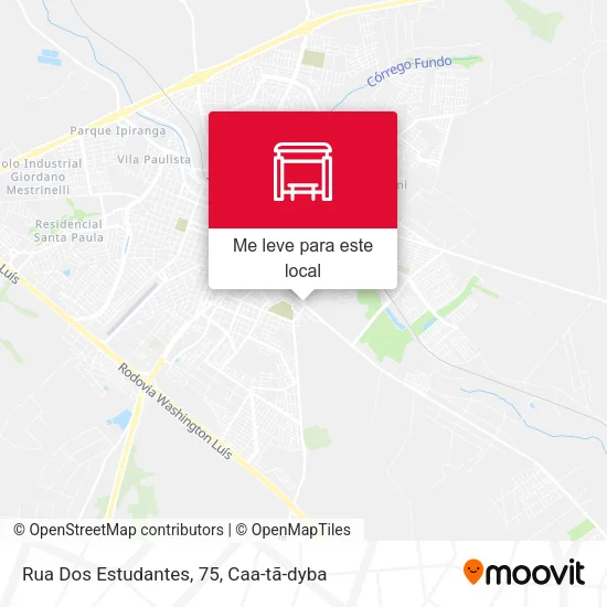 Rua Dos Estudantes, 75 mapa