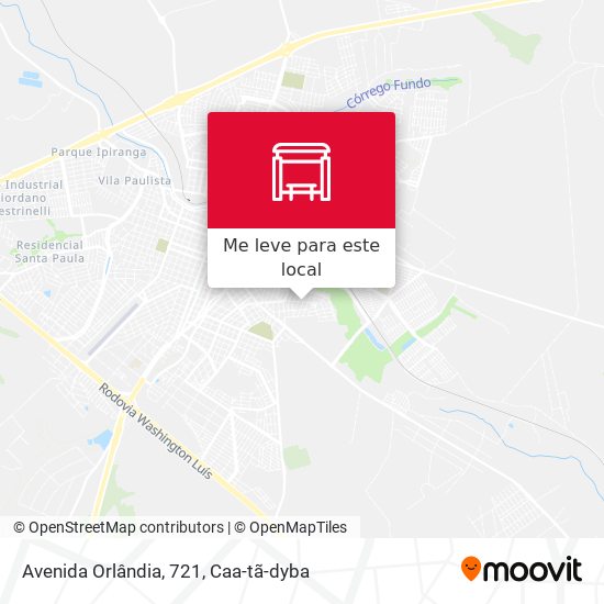 Avenida Orlândia, 721 mapa