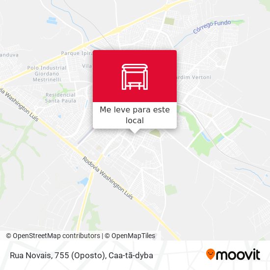 Rua Novais, 755 (Oposto) mapa