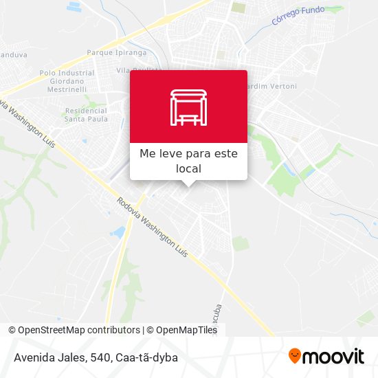 Avenida Jales, 540 mapa