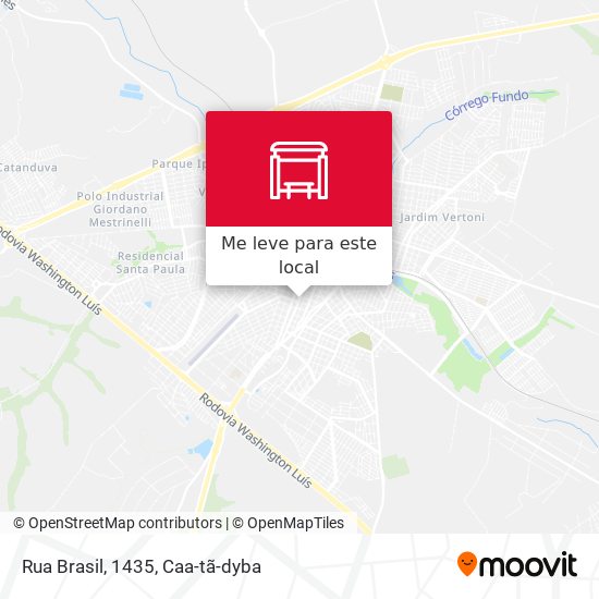 Rua Brasil, 1435 mapa