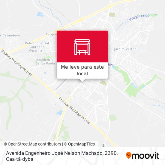Avenida Engenheiro José Nelson Machado, 2390 mapa