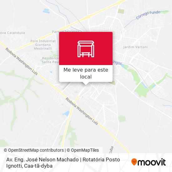 Av. Eng. José Nelson Machado | Rotatória Posto Ignotti mapa