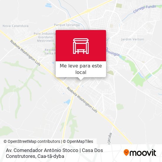 Av. Comendador Antônio Stocco | Casa Dos Construtores mapa