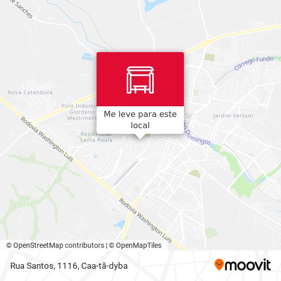 Rua Santos, 1116 mapa