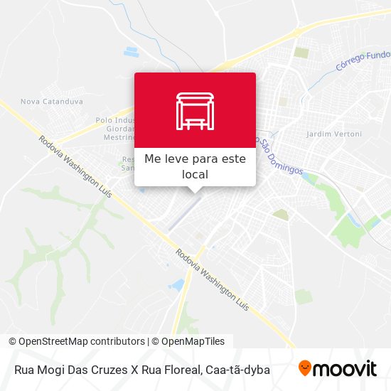 Rua Mogi Das Cruzes X Rua Floreal mapa