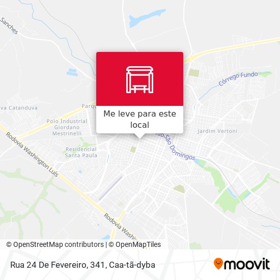 Rua 24 De Fevereiro, 341 mapa