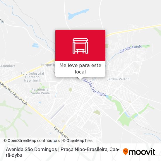 Avenida São Domingos | Praça Nipo-Brasileira mapa