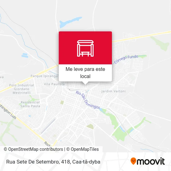 Rua Sete De Setembro, 418 mapa
