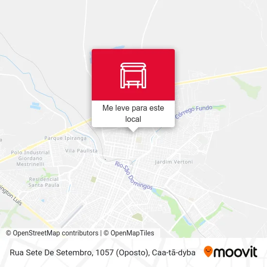 Rua Sete De Setembro, 1057 (Oposto) mapa