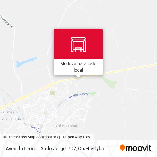 Avenida Leonor Abdo Jorge, 702 mapa