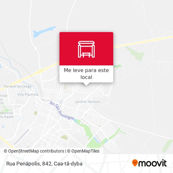 Rua Penápolis, 842 mapa