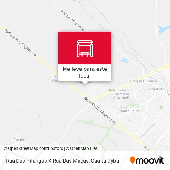 Rua Das Pitangas X Rua Das Maçãs mapa