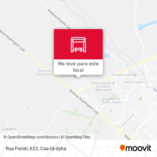 Rua Parati, 622 mapa