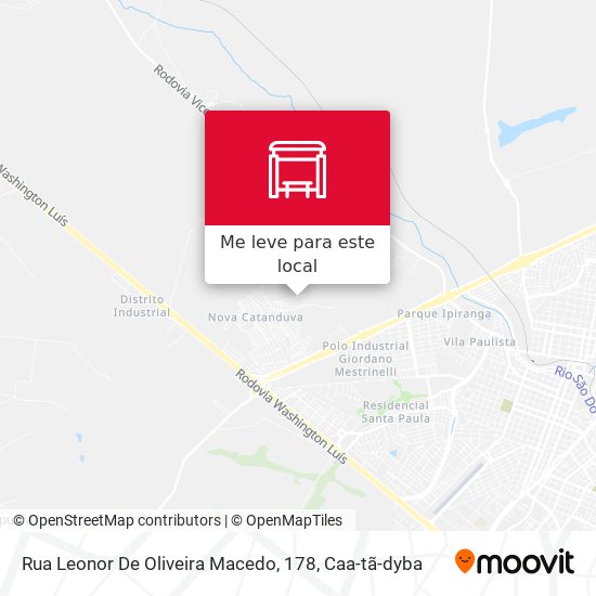 Rua Leonor De Oliveira Macedo, 178 mapa