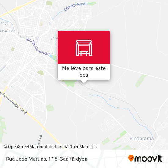 Rua José Martins, 115 mapa