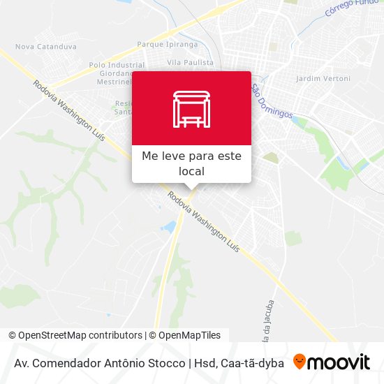 Av. Comendador Antônio Stocco | Hsd mapa