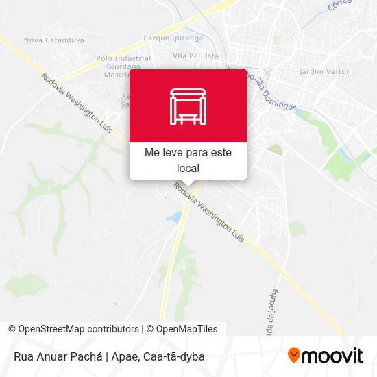 Rua Anuar Pachá | Apae mapa