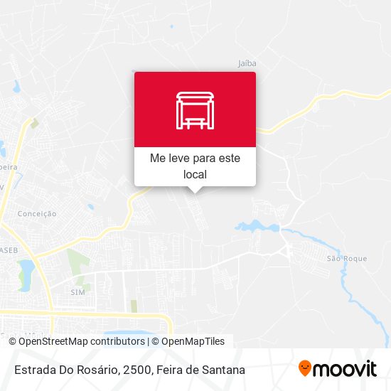 Estrada Do Rosário, 2500 mapa