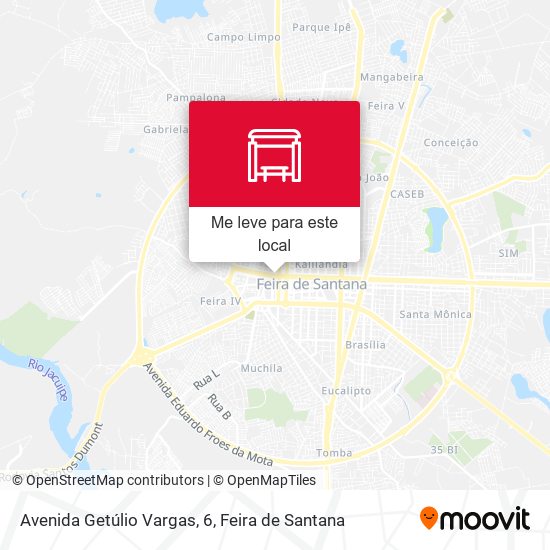 Avenida Getúlio Vargas, 6 mapa