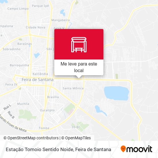 Estação Tomoio Sentido Noide mapa