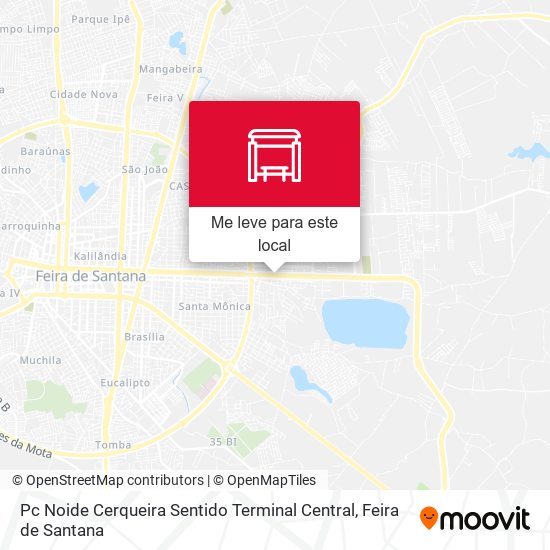 Pc Noide Cerqueira Sentido Terminal Central mapa