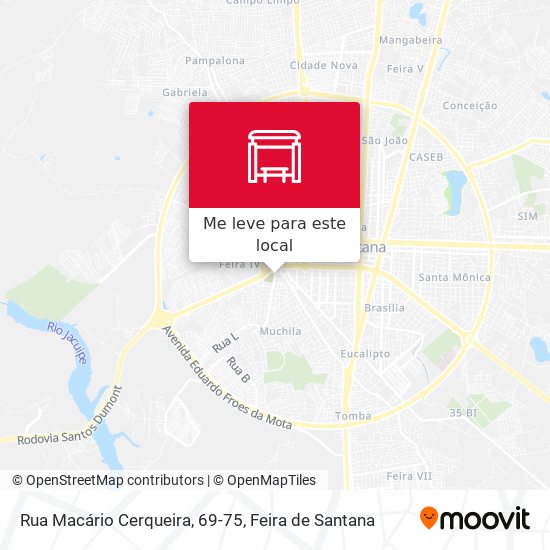 Rua Macário Cerqueira, 69-75 mapa