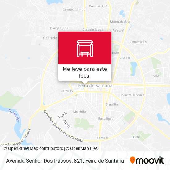 Avenida Senhor Dos Passos, 821 mapa