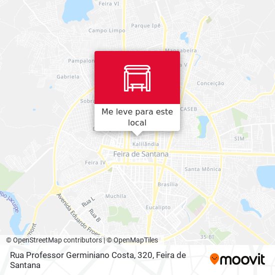 Rua Professor Germiniano Costa, 320 mapa