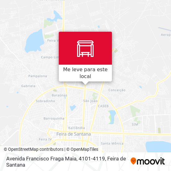 Avenida Francisco Fraga Maia, 4101-4119 mapa