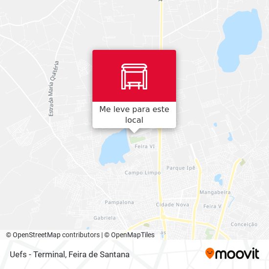 Uefs - Terminal mapa