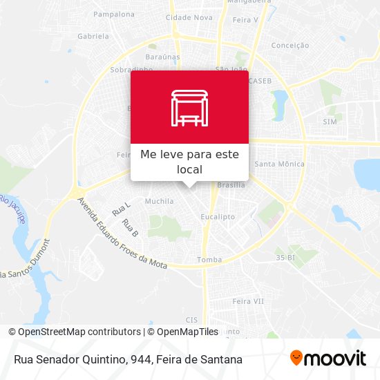 Rua Senador Quintino, 944 mapa