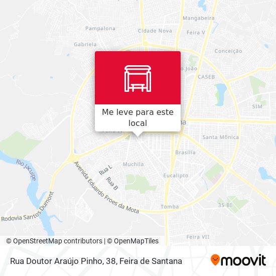 Rua Doutor Araújo Pinho, 38 mapa