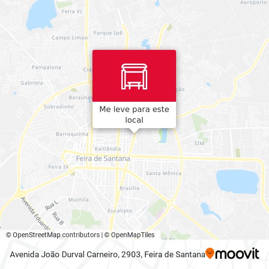 Avenida João Durval Carneiro, 2903 mapa