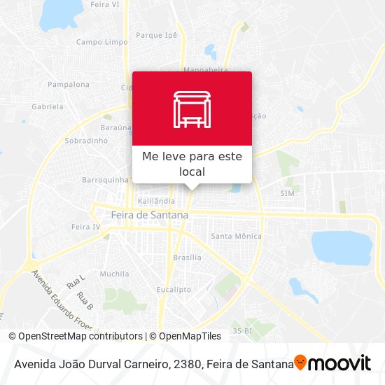 Avenida João Durval Carneiro, 2380 mapa